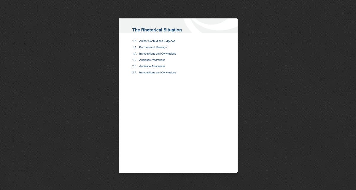 AP English Language Study Guide Preview